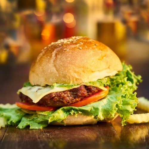 RestaurantStyle Tender And Juicy Steak Burger Food Valy